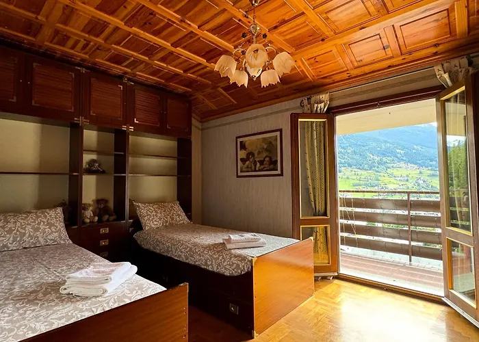 Stelvio House -wonderful View Slope Front